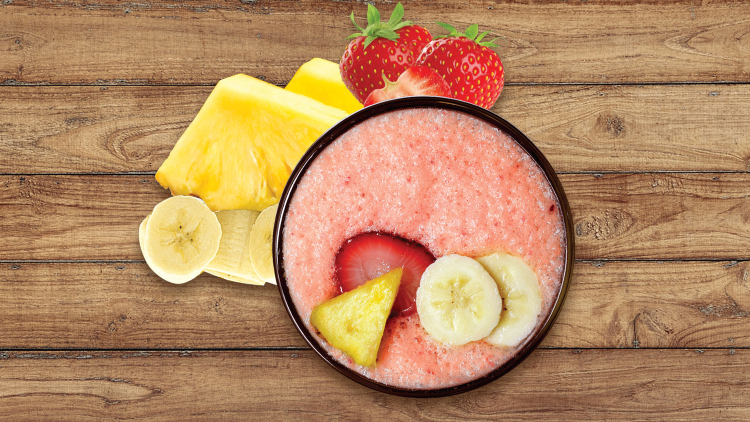 Smoothie Fresa con Piña